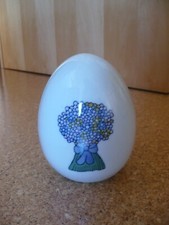 Deko Osterei weiß Keramik