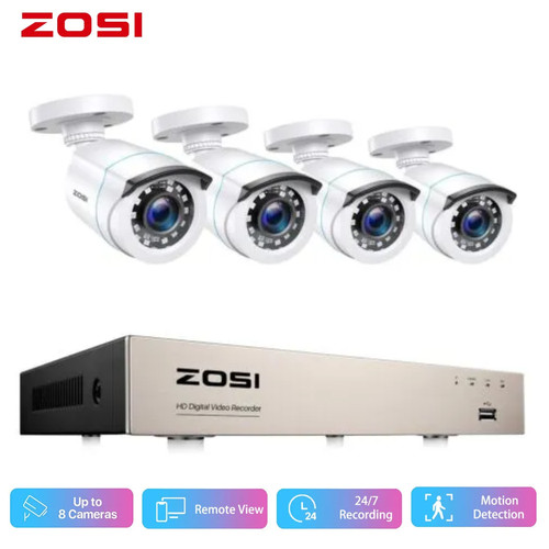 Zosi 8ch 1080p cctv video - 1080p,
