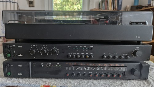 Braun hifi stereoanlage 501 - braun,