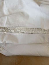 altes Leinen Kopfkissenbezug