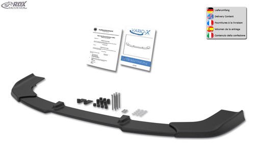 Rdx frontspoilerlippe vario - frontspoilerlippe, vario-x