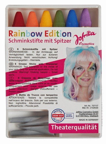 Schminkstifte regenbogen - schminkstifte, m