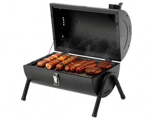 Tragbarer holzkohlegrill - tragbarer,