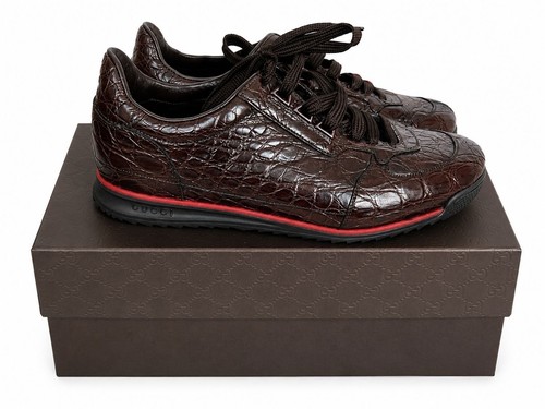 Gucci krokodil leder sneaker - krokodil,