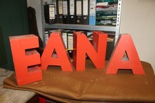 4 x Leuchtreklame Neonschild