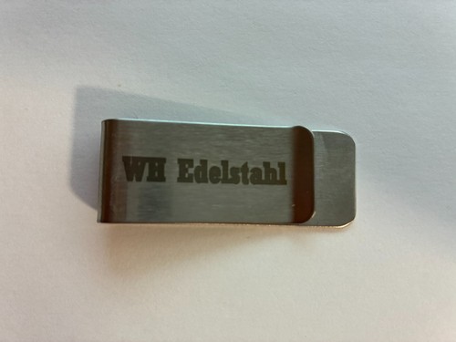 Edelstahl geldklammer mit - edelstahl,