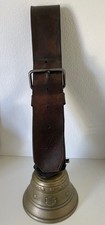 IHS 18- Antike Kuhglocke Hofglocke Alpenschelle mit Lederband