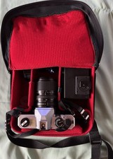 Porst CR-1 Spiegelreflexkamera mit BRAUN Ultralblitz 34 M Blitz & Tasche