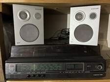 RFT Compact 1100 Schallplattenspieler Radio Kassette mit 2 Boxen B 3010 HIFI