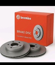BREMBO 2x Brake Discs Solid