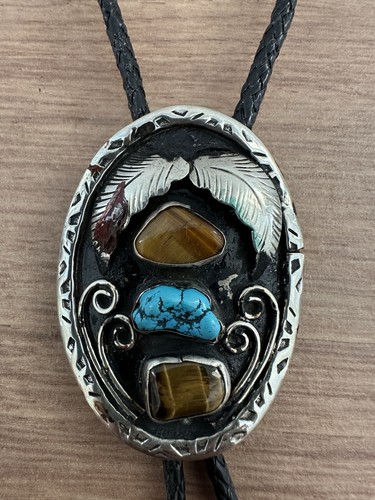 Vintage bolo tie western - vintage,