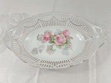 Vintage Porzellankorb Ovale