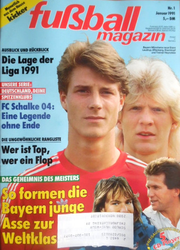 Fußball magazin kicker 1991 - magazin, 1-1991