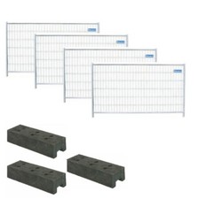 Bauzaun Paket Premium, 10