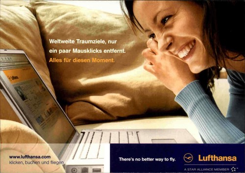Lufthansa airline reklame - lufthansa,