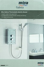 Mira Galena 9,8 kW elektrische Dusche, Slate 1.1634.117 mit Thermostat