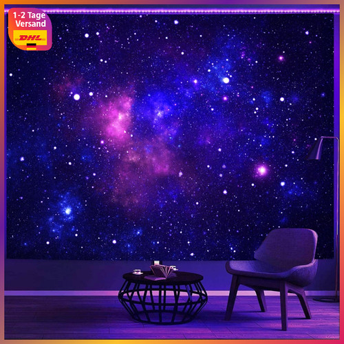 Tapestry galaxy blau - galaxy,