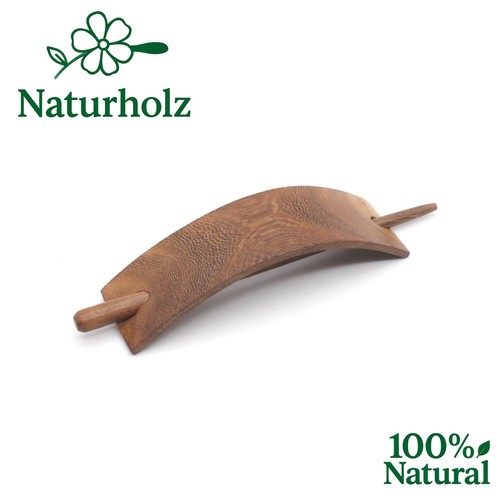 Vintage haarspange naturholz - vintage,