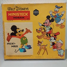 Walt Disney Ministeck Mosaik 411 Micky Maus Ein Prestofix Product 60er Jahre