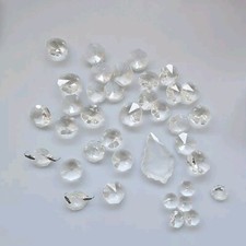 30x Kristall Eratzlas für Lüster Kronleuchter Lampen Dekorativ Ersatzteil 22mm