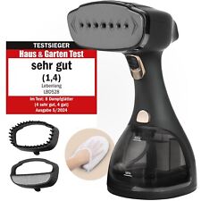 LEBENLANG Dampfglätter Steamer - 1500W & 300ml I Dampf glätter Schwarz
