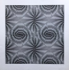 Ludwig Wilding Zinkographie datiert 1969 signiert