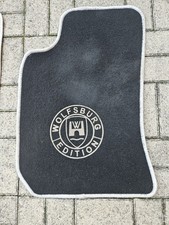 Autoteppich Fußmatten für VW Passat 3B BG Wolfsburg Edition weiss 96-05 Velours