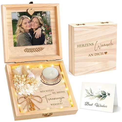 Geldgeschenk holzbox hochzeit - geldgeschenk,