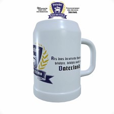 Bierkrug mit Zunftzeichen für