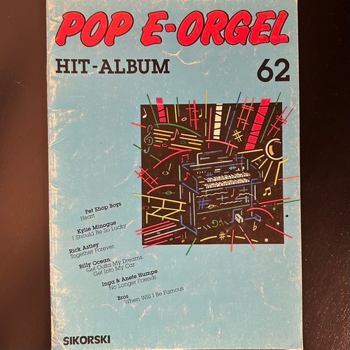 Noten pop orgel - noten,
