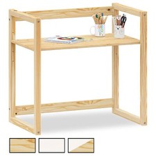 Kinderschreibtisch höhenverstellbar in 4 Stufen, aus Massivholz