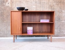 Vintage 70er Teak Kommode Standregal Sideboard Kommode Mid-Century 70s Cabinet