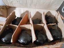 Neuw. Bakelit Steckdose  Aufputz Orig.schwarz alt CAW kein THPG Schalter