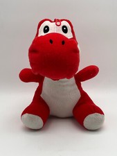 Stofftier Plüschfigur Super Mario roter Yoshi - Nicky Toy - ca. 22 cm