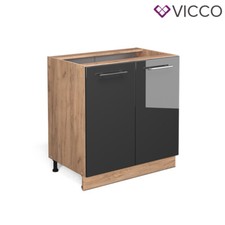 Unterschrank Küchenschrank Küchenmöbel Küchenzeile Fame-Line 80 cm Vicco