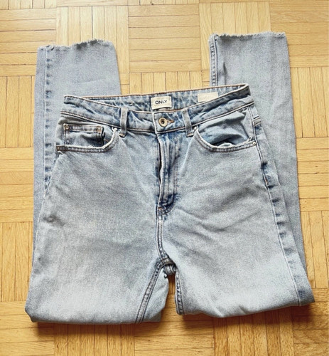 Only mom jeans damen blau - |,