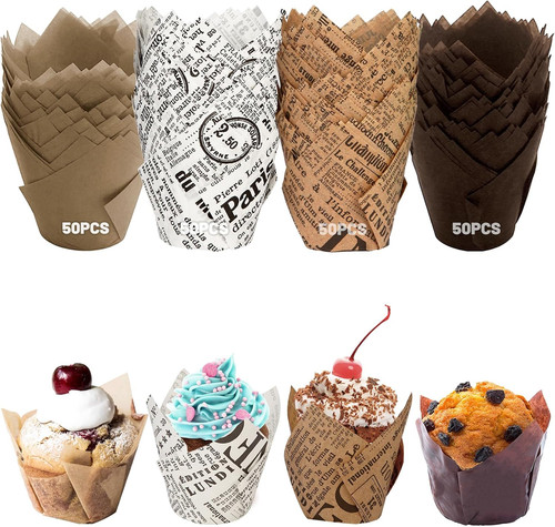 Muffinförmchen papier 200 - muffinförmchen, papier,