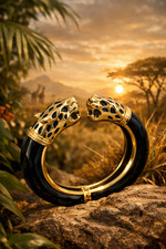 Armreif Klapp-Armband schwarz