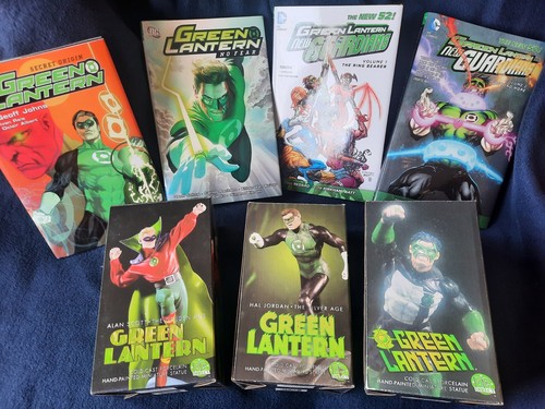 Green lantern mini statues - lantern,