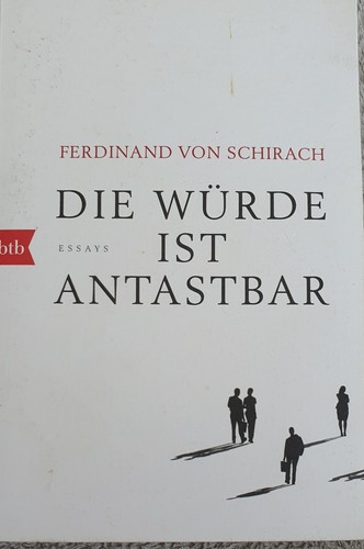 Die würde ist antastbar - ist,