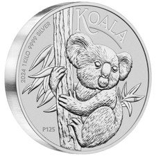Silbermünze 1kg Koala 2024 -