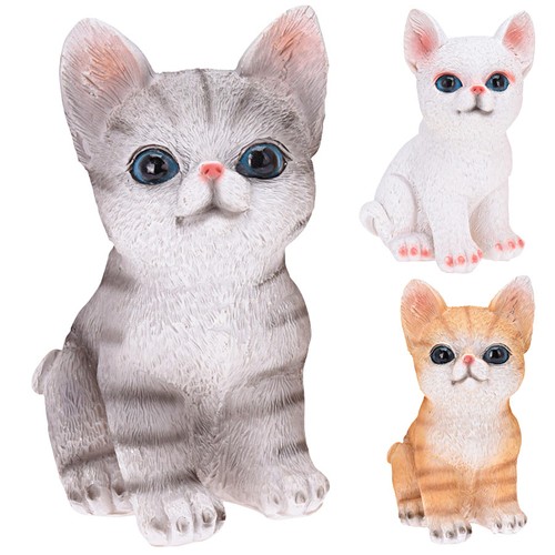 Katzen deko figur ca14cm - deko,