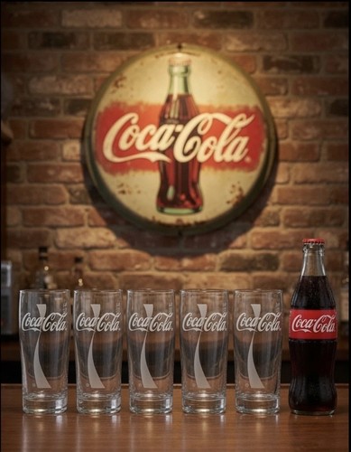 6er set coca cola - set.,