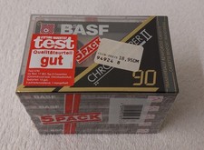 5x BASF Chrome Super II 90 MC Kassette Tape Leerkassette 5er Pack Neu OVP