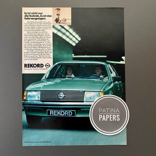 1978 opel rekord dynamische - 1978,