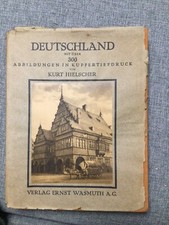 Deutschland mit über 300 Abbildungrn in Kupferdruck von Kurt Hielscher 1927 Orig