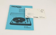 Thorens TD 146  166 MKII Bedienungsanleitung und Einstellehre