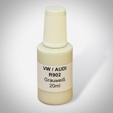 Lackstift Volkswagen VW AUDI R902 , Grauweiß , 20ml + 4 Lacktupfer
