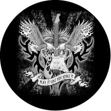 Rock T-Shirt Gitarre Festival Heavy Metal Music Hardrock Adler *4204 navy