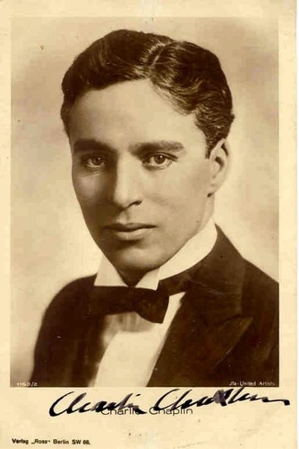 Charlie chaplin autogramm - chaplin, ++autogramm++